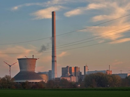 The Robert Frank power plant in Landesbergen