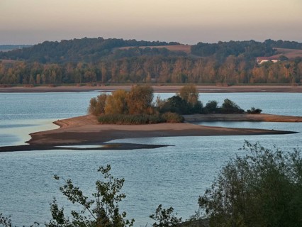 Island in the Zalew Paczkowski