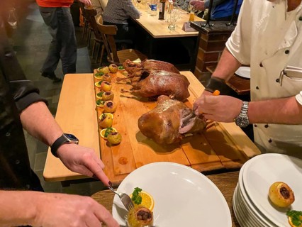 Roast goose
