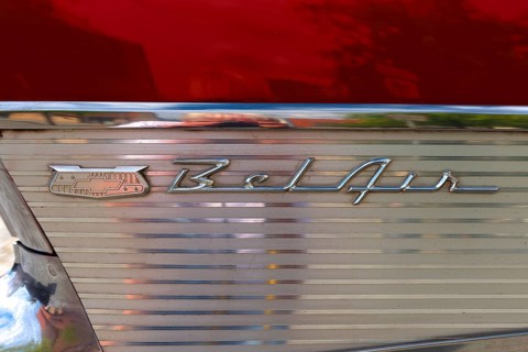 Lettering from Chevrolet Belair