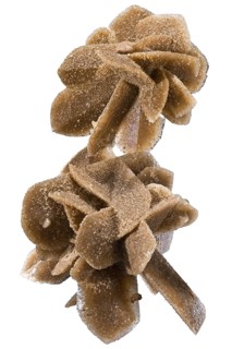 Gypsum Roses with Sand Inclusions from Jet