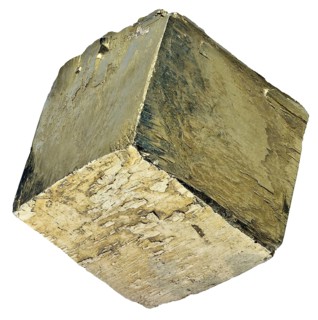 Iron Pyrite Cube