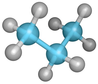 Molecule of Propane