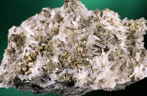 Quartz Crystals & Iron Pyrite