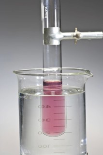 Cobalt Chloride Solution Cooled Below Room Temp