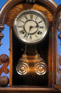 Antique Clock & Pendulum