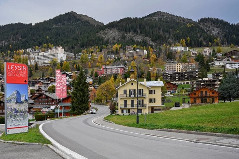 Entrance to Leysin