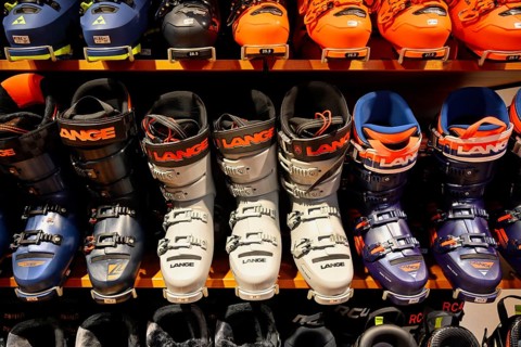 Ski Boots Sales Shelf