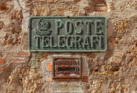 Historic Post and Telegraph Office Sign