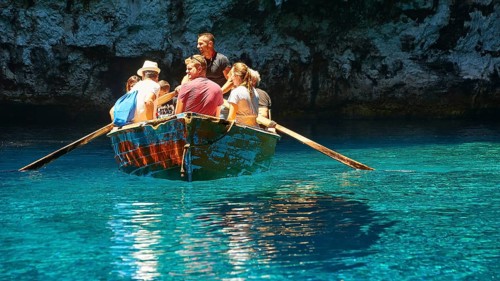 Boat with tourists