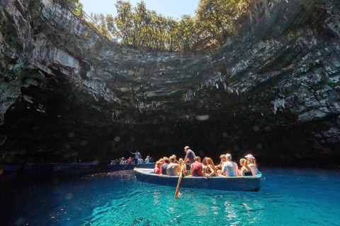 Boat with tourists