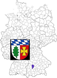 County of Aichach-Friedberg in Bavaria