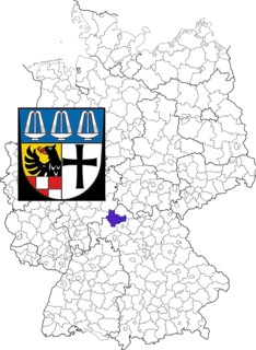 County of Bad Kissingen in Bavaria