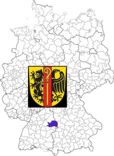 Ostalbkreis district in Baden-Wuerttemberg