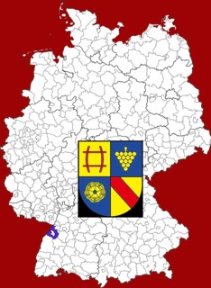 County of Rastatt in Baden-Wuerttemberg