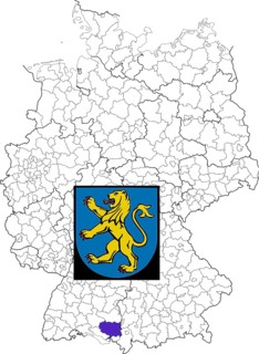 District of Ravensburg in Baden-Wuerttemberg