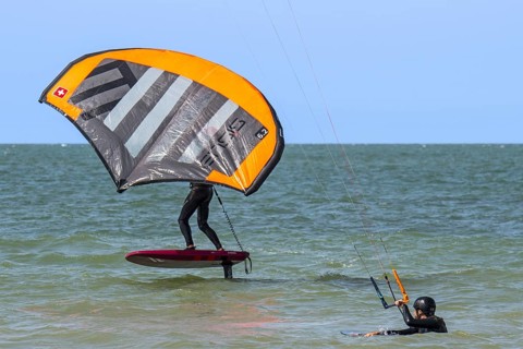 Kiteboarder