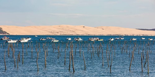 Boats off Cap Ferret