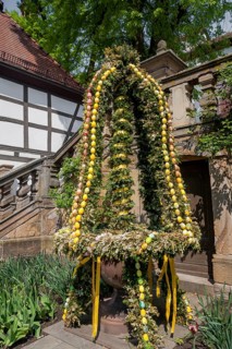 Decorated fountain