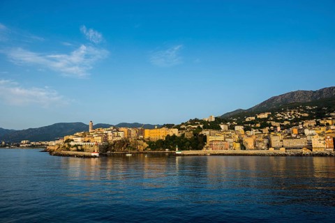 City view with harbour