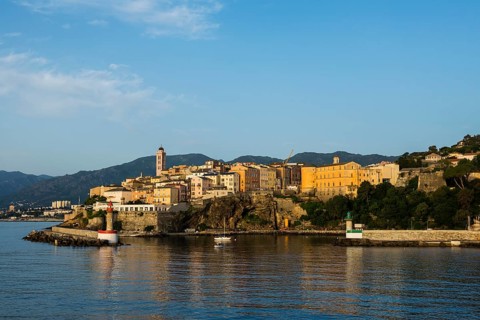 City view with harbour