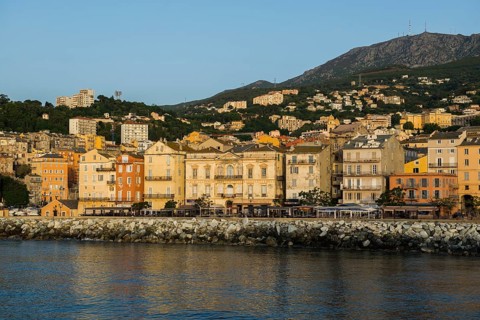 City view with harbour