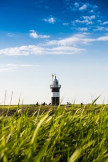 Black and white lighthouse