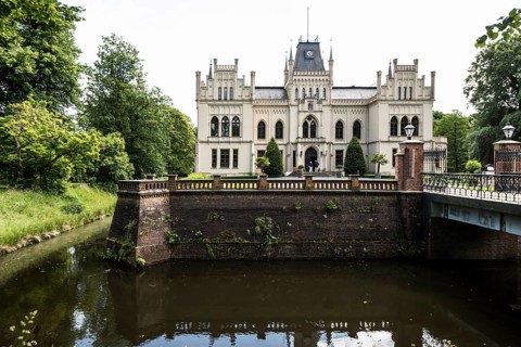 Moated castle and park