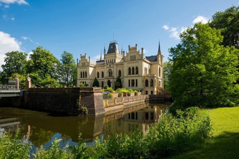 Moated castle and park