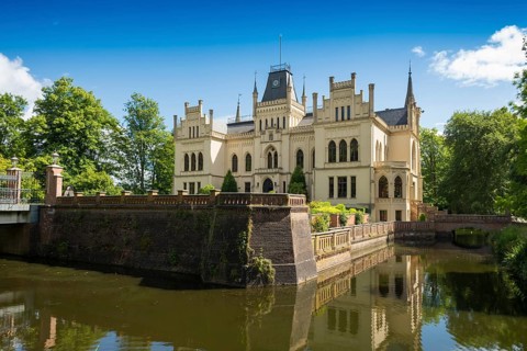 Moated castle and park