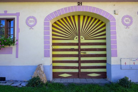 Gate in the Baroque farming village