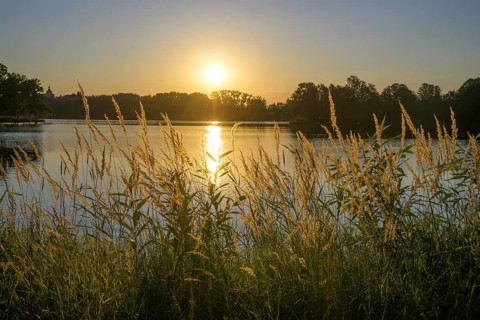 Sunset at Hejtman Pond