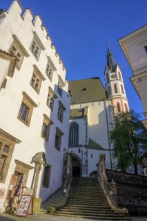 Alley in the Old Town and St. Vitus Church