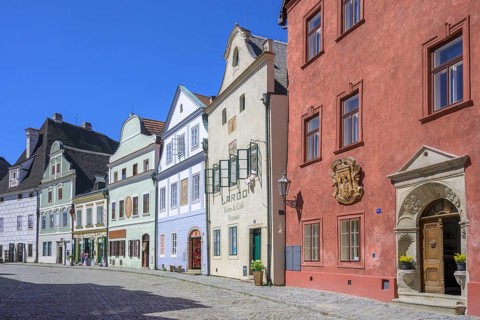 Old houses in Siroka Street