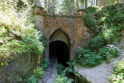 West portal Schwarzenberg alluvial canal