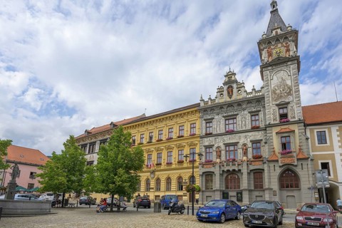 Historical buildings on the main square