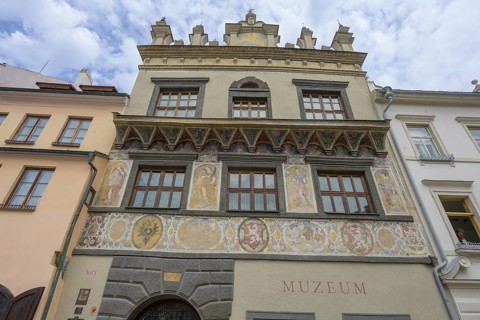 Historical buildings on the main square