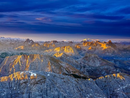 Sunrise in the Berchtesgaden Alps
