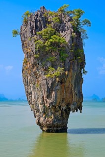 Striking rock formation on Khao Phing Kan Island