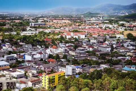 View over Phuket Town