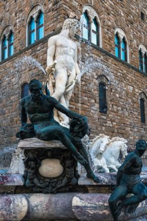 Fountain of Neptune in the Piazza della Signoria