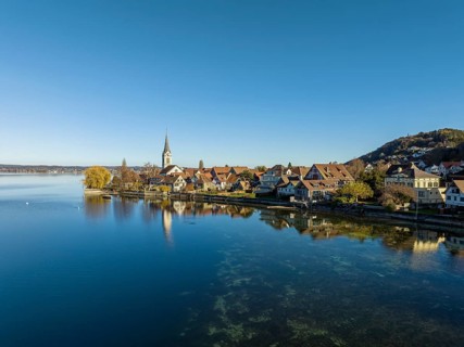 Aerial view of the municipality of Berlingen