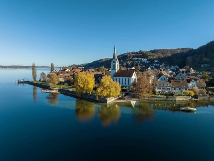 Aerial view of the municipality of Berlingen