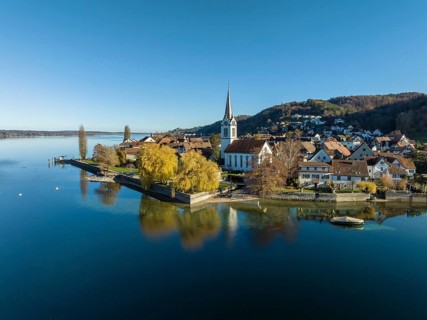 Aerial view of the municipality of Berlingen