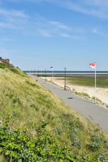 Promenade by the sea in Wittduen