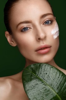 Beautiful fresh girl with perfect skin