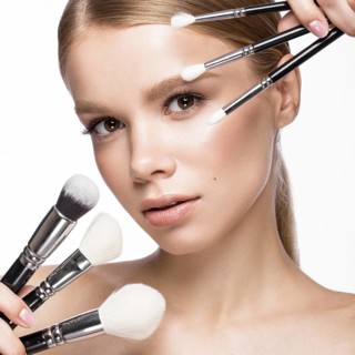 Beautiful young girl with a light natural make-up
