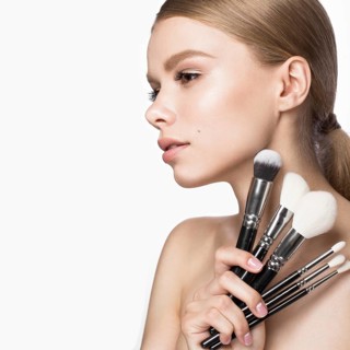 Beautiful young girl with a light natural make-up
