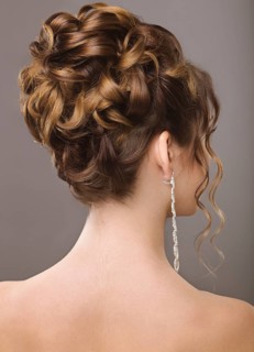 Portrait of a beautiful woman in the image of the bride
