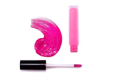 Liquid lipstick isolate on a white background
